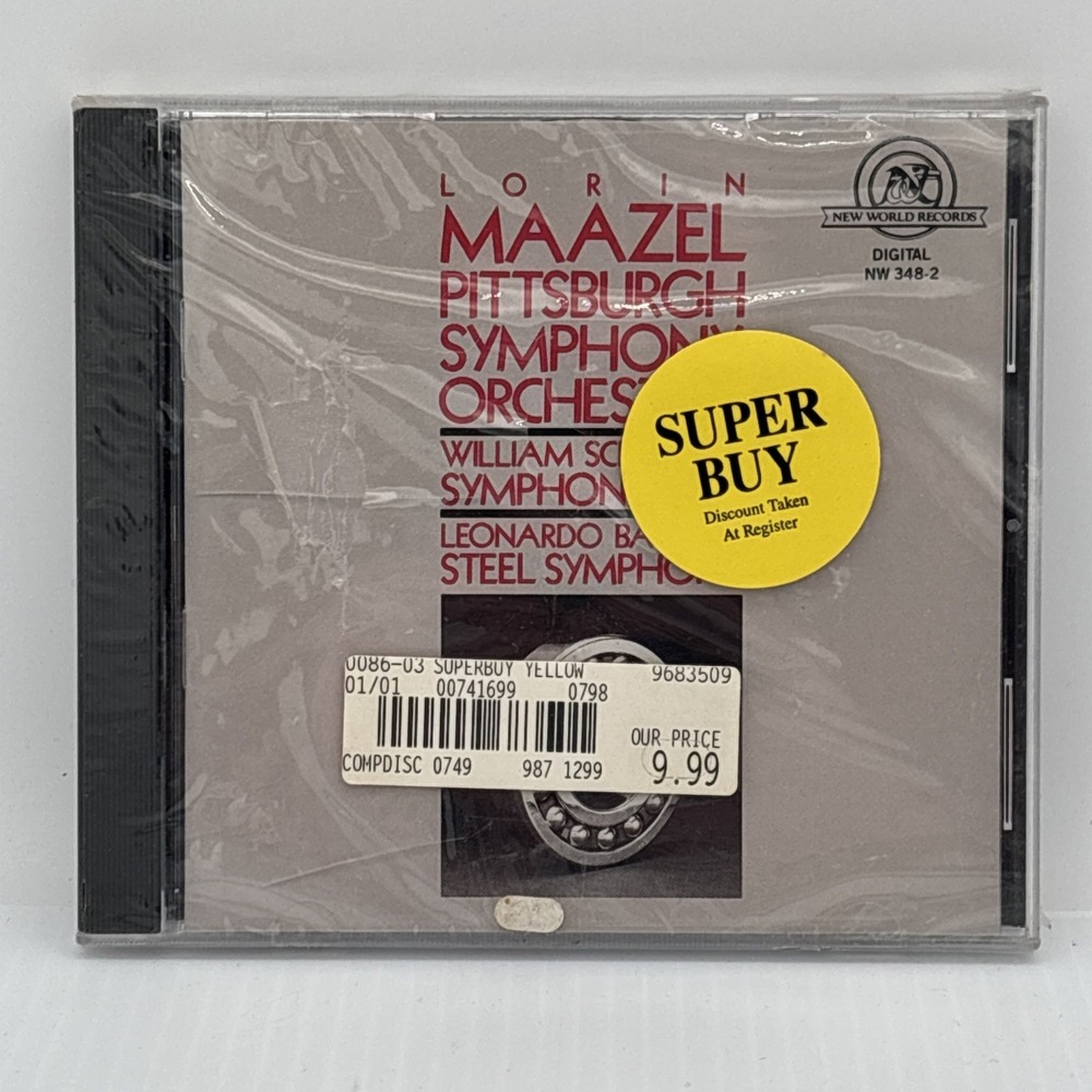 Lorin Maazel Pittsburgh Symphony William Schuman Symphony No 7 CD New World - Picture 1 of 3